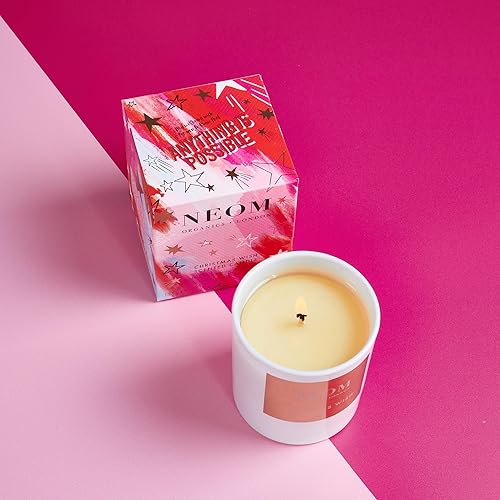 Miniatura 3 de NEOM - Vela perfumada de lujo Christmas Wish  Canela, Mandarina y Frijol Tonka  Regalo de Navidad... (1 mecha)