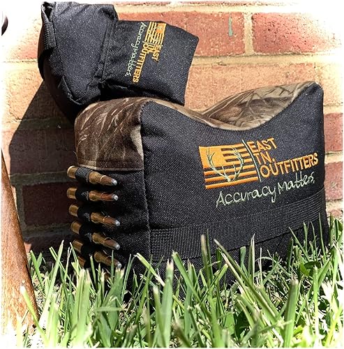 Miniatura 5 de East TN. Outfitters - Juego de bolsas tácticas de tiro para rifles, juego de banca, pistola de mano, bolsa de soporte de avistamiento delantera y