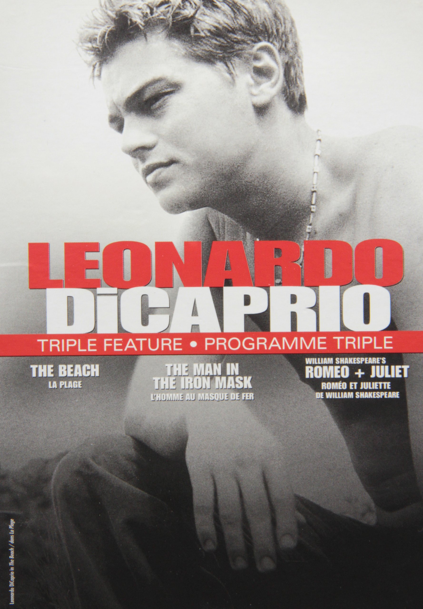 Leonardo DiCaprio Triple Feature: The Beach / The Man in the Iron Mask / Romeo + Juliet [DVD]