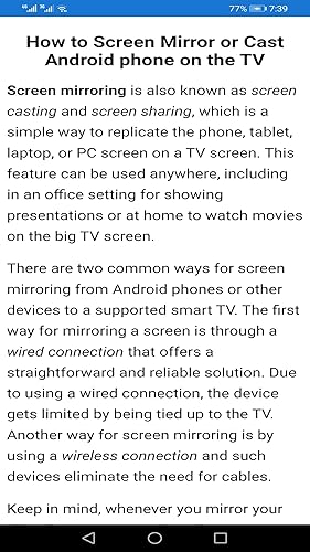 How to Screen Mirror or Cast Android phone on the TV