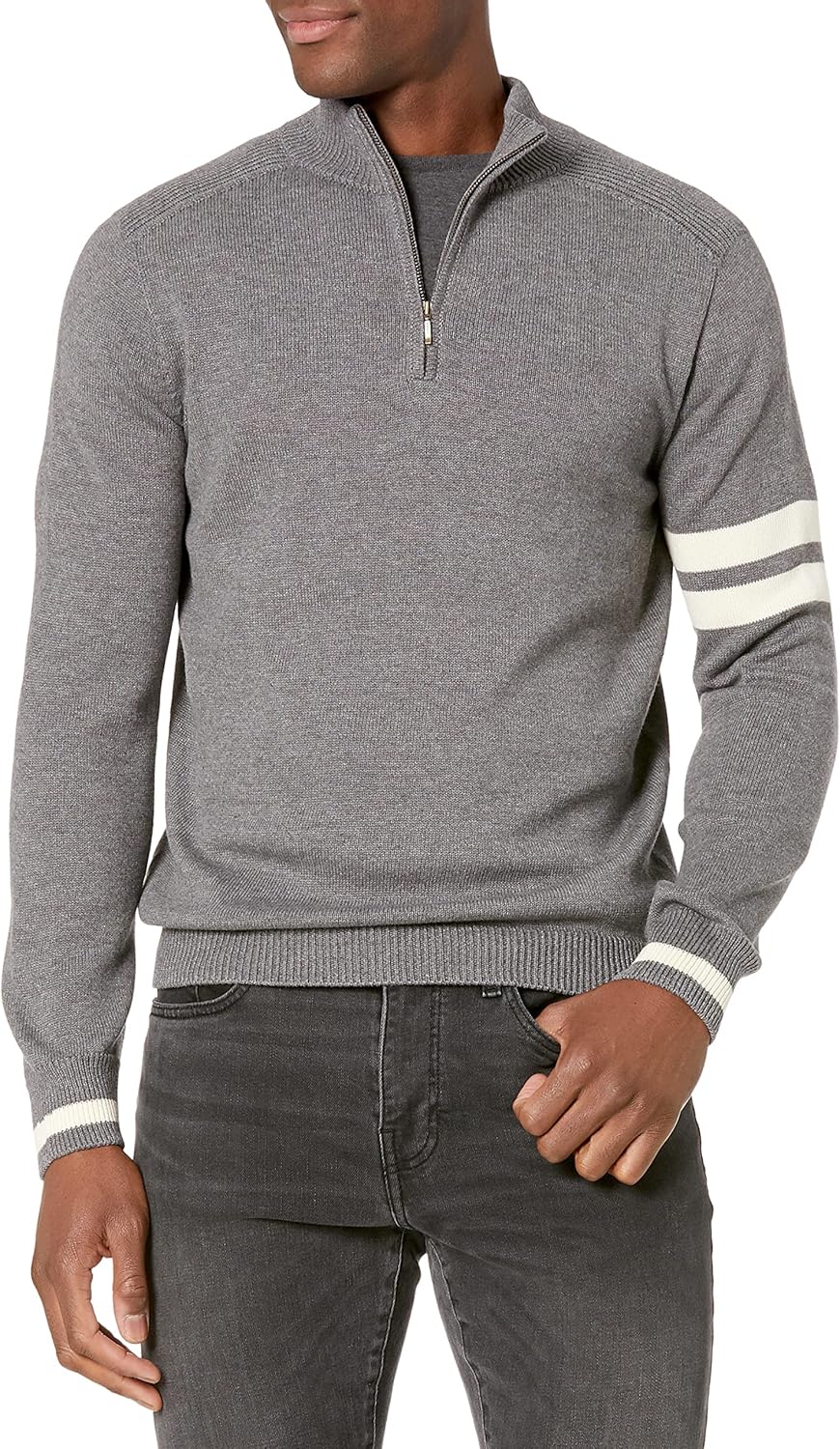 Men's 3D Cotton Thermolite 1/4 Zip Pullover Sweater