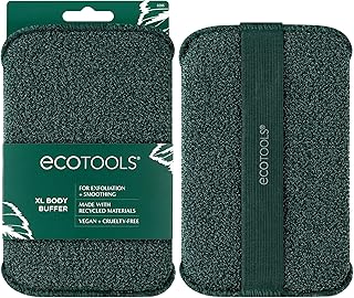 EcoTools XL Body Buffer, Exfoliating Body Scrubber, Large Sponge for Whole Body Cleansing, Quickly