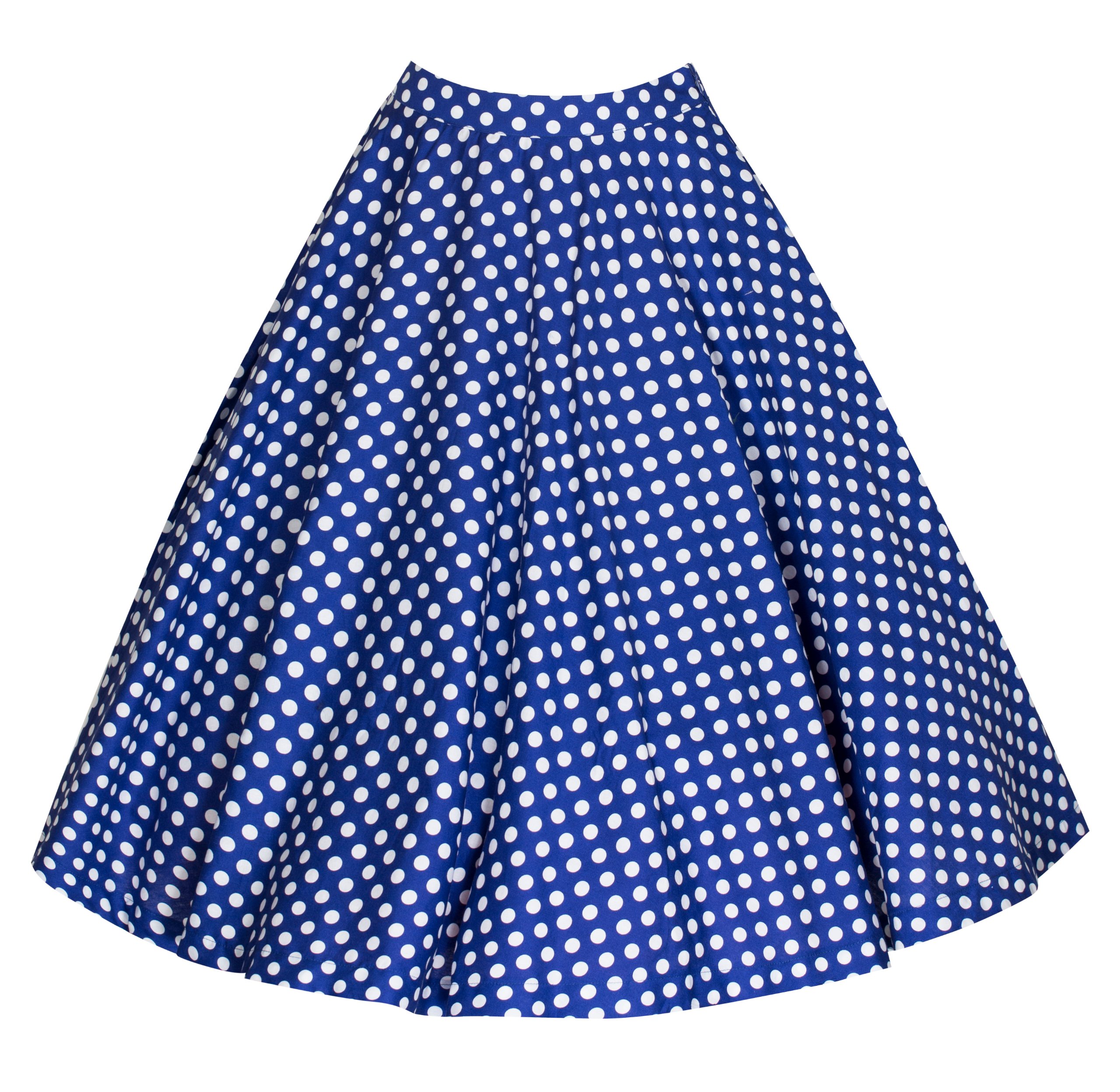 Women's 'Peggy' Vintage Fifties Style Polka Dot Full Circle Skirt