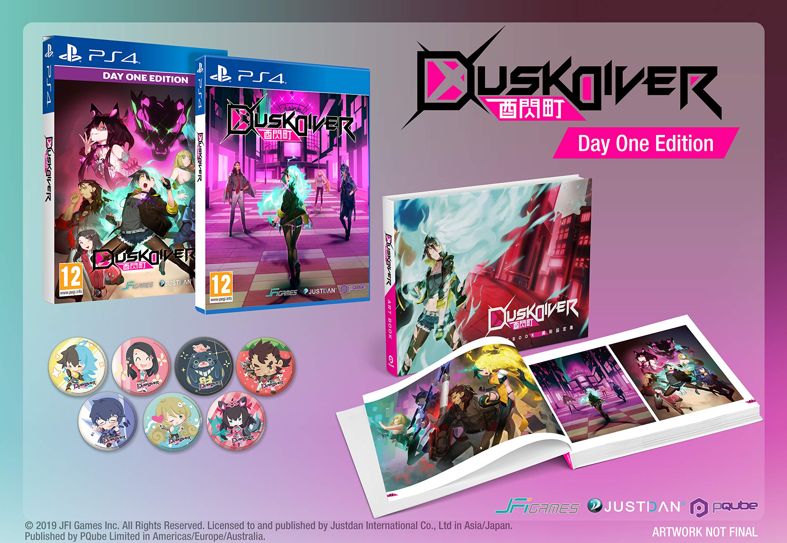 PQube Dusk Diver - PlayStation 4 [Edizione: Regno Unito]