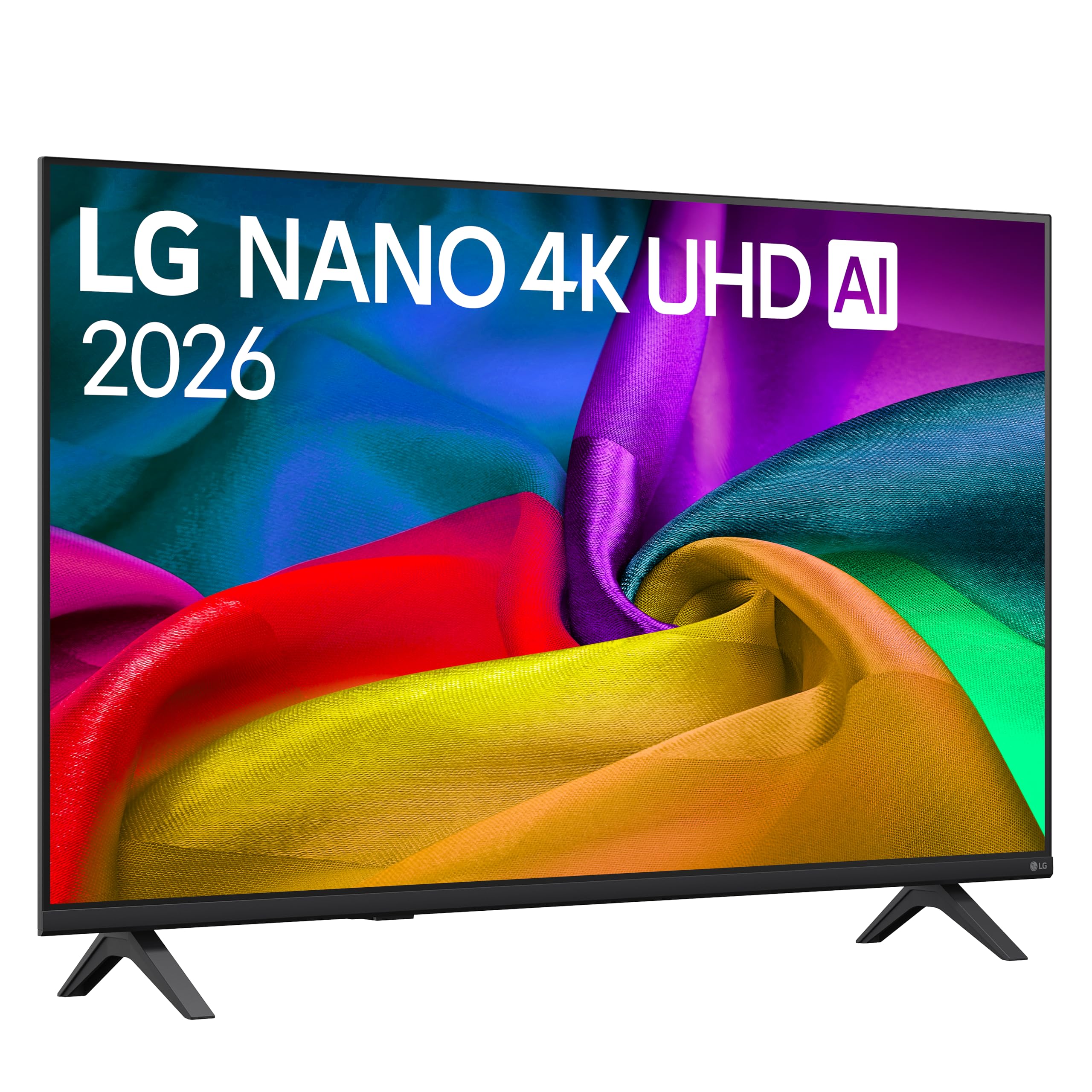 LG NANO Smart TV 4K UHD AI 43 pollici Serie NU8E 43NU8E0B3LA, Smart TV 4K, Processore con Nano Detail Enhancer, AI Chatbot, AI Concierge, HDR10 Pro, FILMMAKER Mode, Design Linear Flow, 3 HDMI, TV 2026