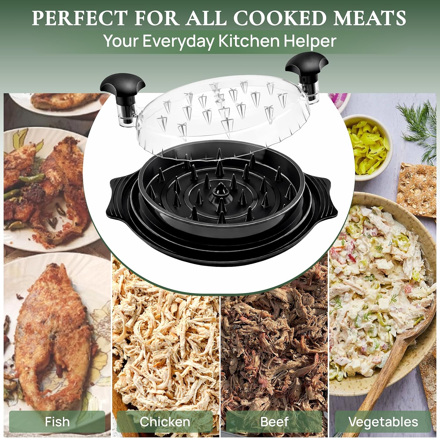 Large Chicken Shredder Tool Twist BPA Free Food Grade Material