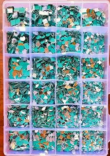 Nihaal 24 Different Size & Shape Glass Mirror Pieces kit for Lippan Art, Jwellery Makeing & Other Craft Works (Total 2400 ... Price In India