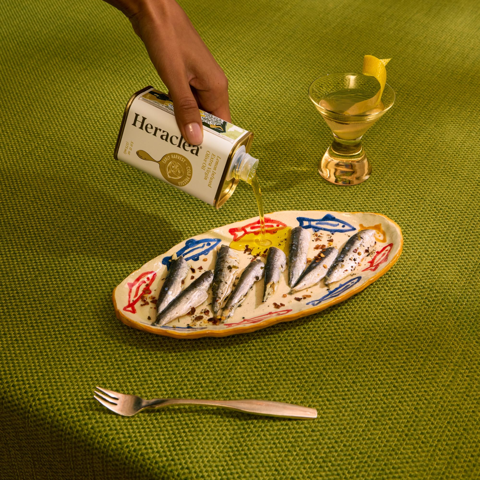 Heraclea - Lemon Infused - Extra Virgin Olive Oil - Extra Virgin - Cold Pressed - Polyphenol Rich EVOO - 5.9oz Bottle thumbnail 6