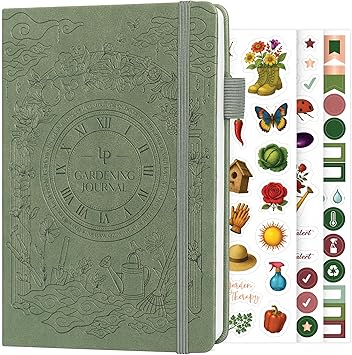 Legend Gardening Journal 5-Year Garden Journal Planner & Log Book with Gardening Calendar & Plant Logs Hardcover Garden Planner Cypress