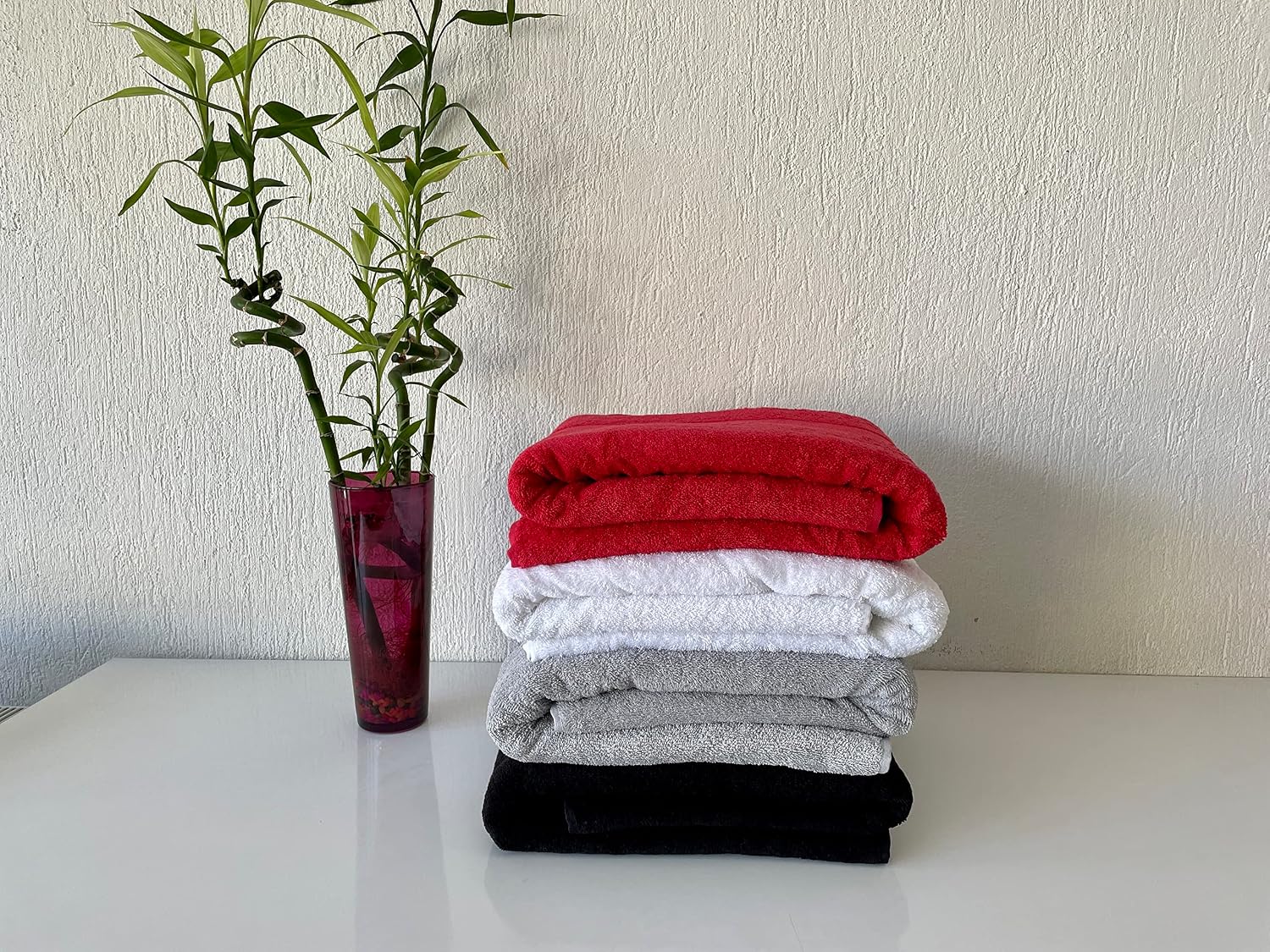 100% Cotton Turkish Towels for Bath Hotel and Spa, Extra Large Oversized Bath Towels, Soft and Absorbent Bath Sheet, Black (1)