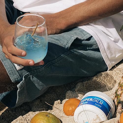 Miniatura 6 de Nello Supercalm - Mezcla de bebida en polvo, reductor de cortisol* y suplemento para ayudar al sueño, L teanina, Ashwagandha Ksm-66, glicinato de