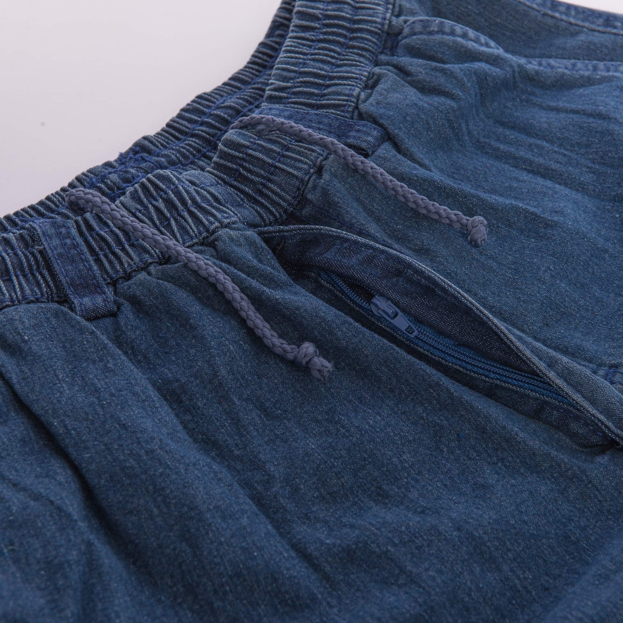 Kendindza Herren Thermo Jeans Winter Cargohose gefüttert Länge L32