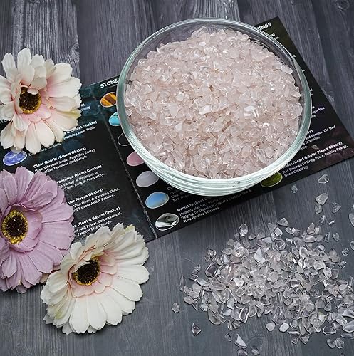 Miniatura 9 de Amatista triturada de 1 libra, turmalina negra, amazonita, chips de cuarzo rosa a granel, piedra natural a granel, piedras preciosas de forma