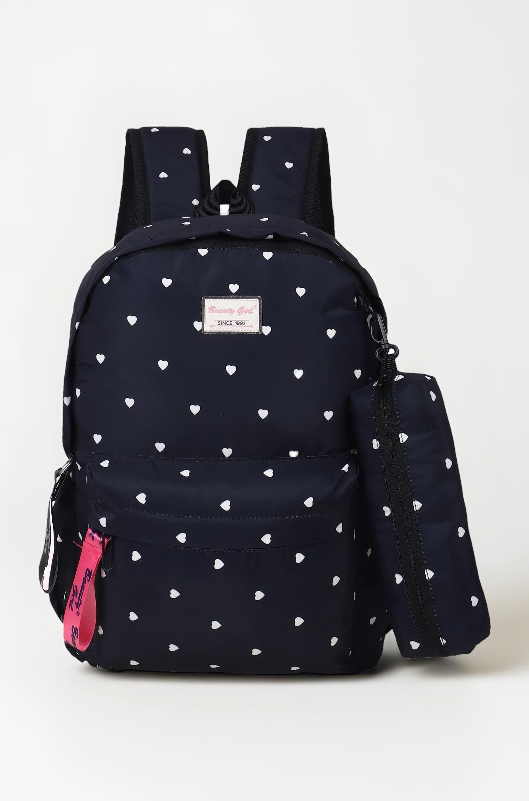 BY HOTSHOT |COLLEGE BACKPACK|SCHOOL BAG|TUTION BAG|TABLET SLEEVE|JOY POUCH|WATER RESISTANT BAG|FOR GIRLS & WOMEN 15 LITERS
