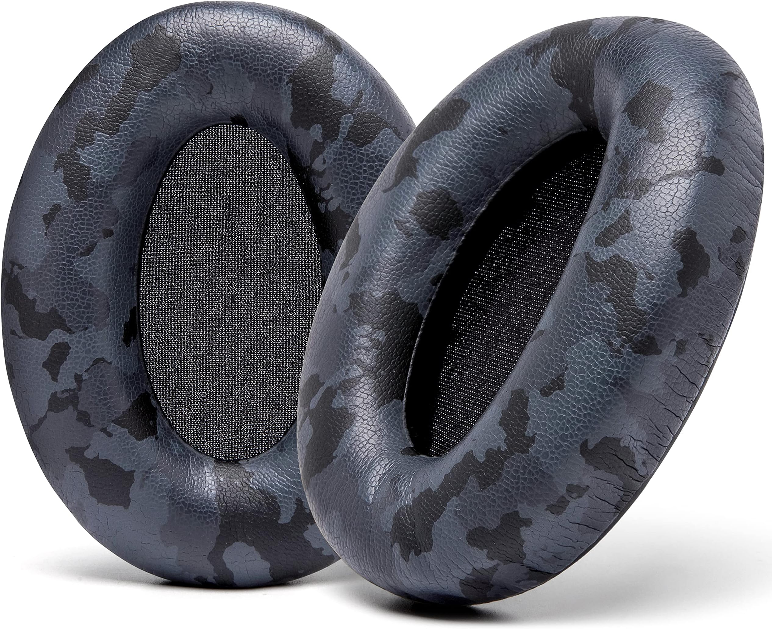 WC Wicked Cushions Extra Thick Replacement Earpads Compatible with Sony WH-1000XM3 Headphones - Black Camo