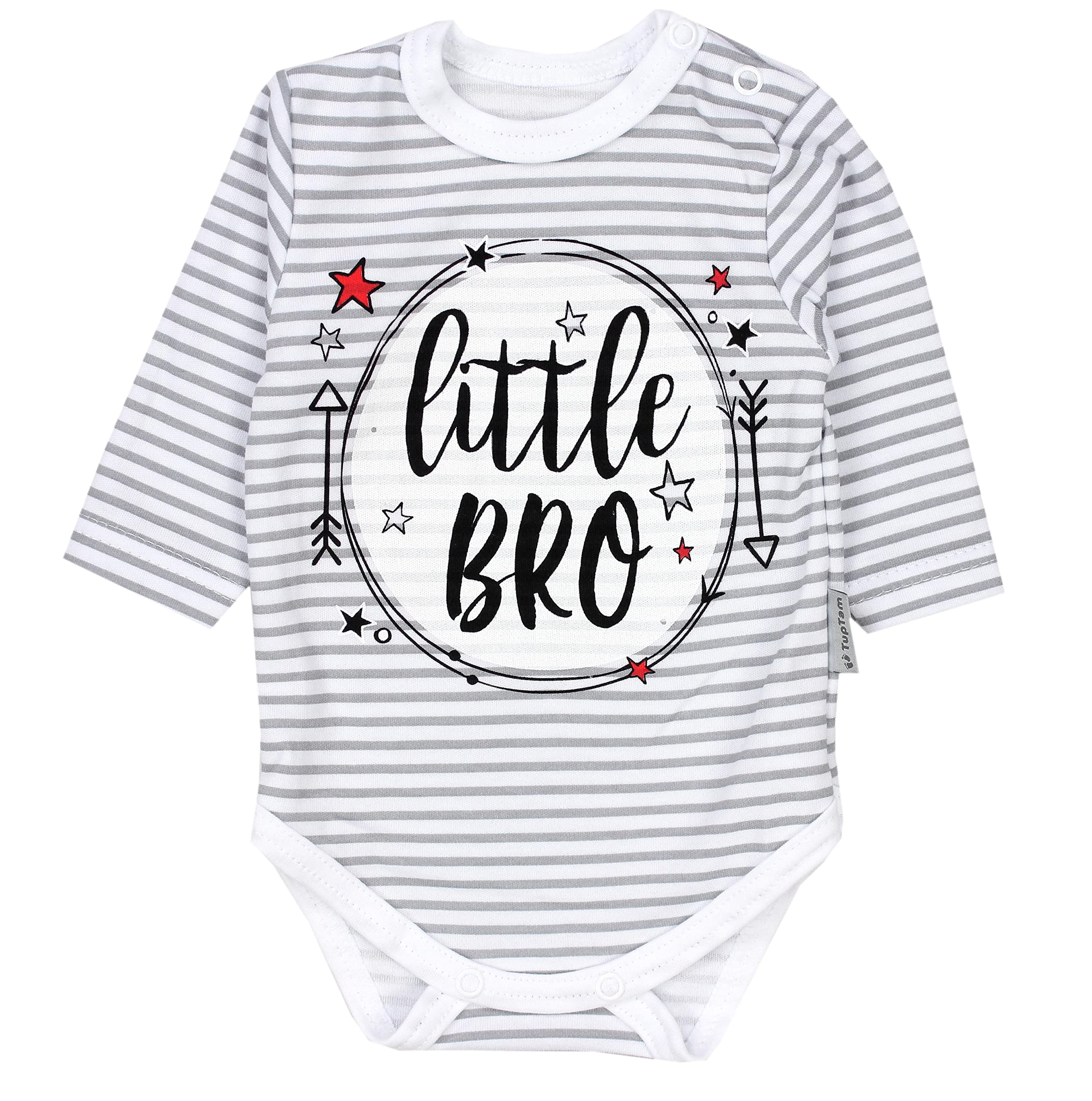 TupTam Body Bebe Manga Larga 5 Pack Algodon Estampado Nino Nina OEKO-TEX