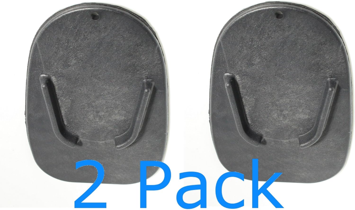 Black 2 Pack Motorcycle Kickstand Plates | Kick Stand Plate Pad Base For Motorcycle motor Dirt Bike Perfect for parking on hot asphalt and soft surfaces Multicolor
