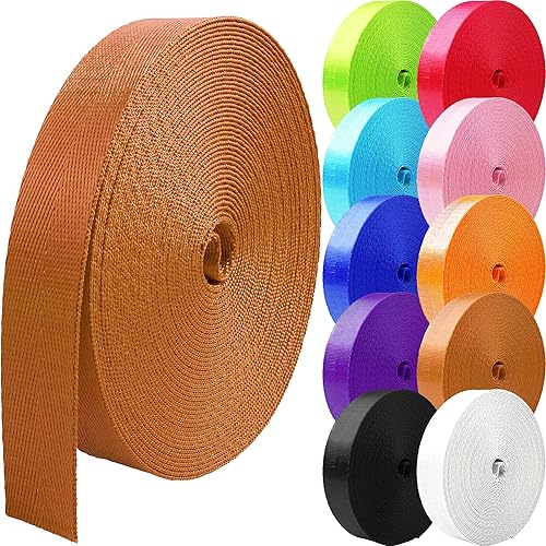 Miniatura 10 de Correa de nailon de 1 pulgada, 1.5 pulgadas, 2 pulgadas, correa de nailon para cinturón, correas de mochila, 10, 25, 50, 3.3 yardas