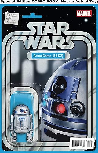 Star Wars #6 - Variante de cómic con figura de acción R2-D2 en la portada por John Tyler Christopher (no es un juguete real)