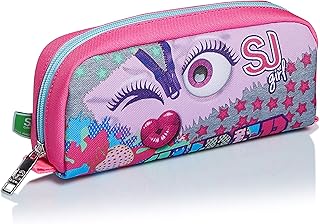 Portapenne per la Scuola SJ Gang, Facce da SJ, Rosa