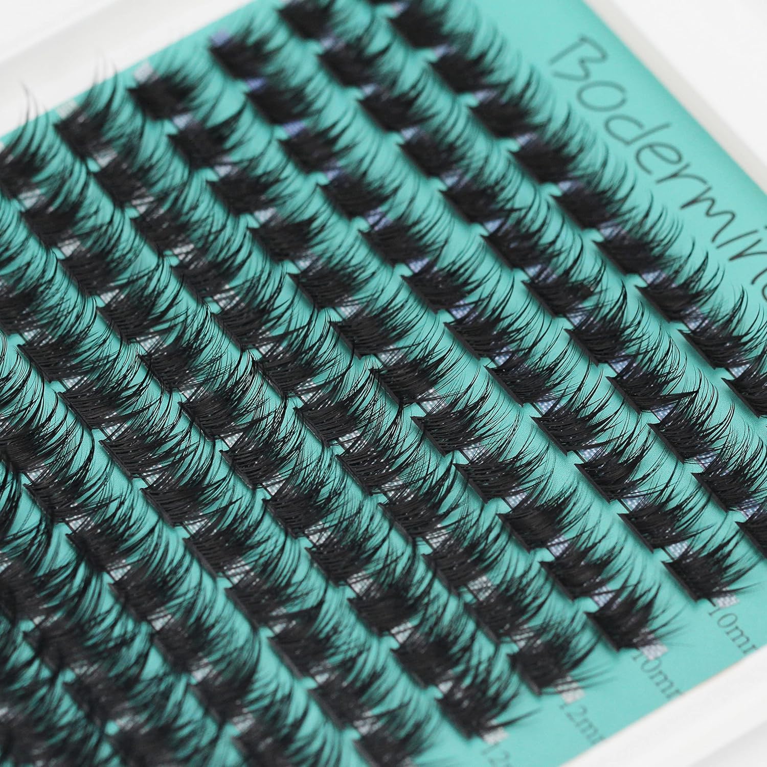 Bodermincer D Curl 16 Rows Large Pack 192 Cluster Eyelashes (10-12-14-16mm Mixed)