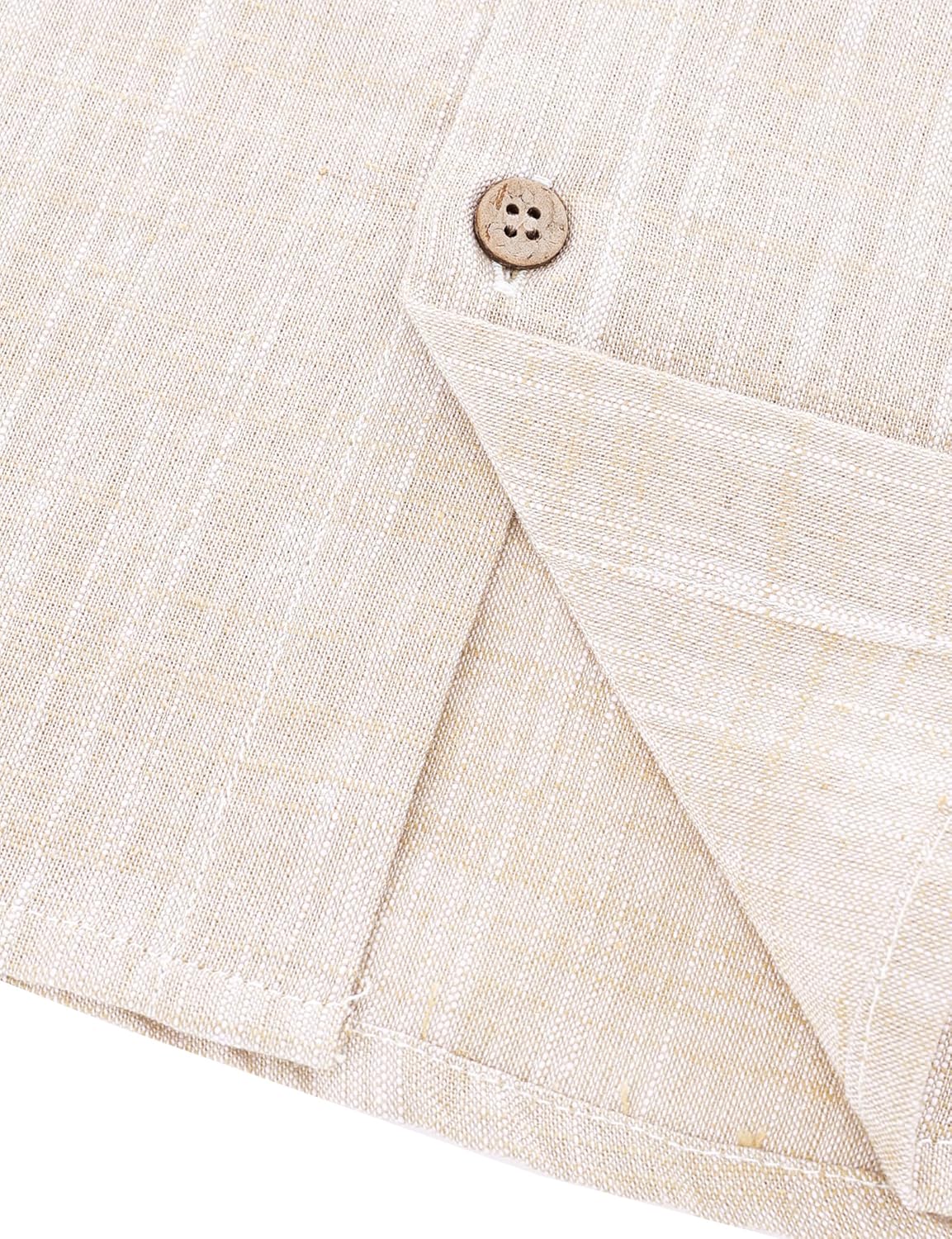 JOGAL Boys Chambray Shirts Short Sleeve Button Down Casual Cotton Woven Shirt with Two Pockets for Kids 6-14 Years - Image 5