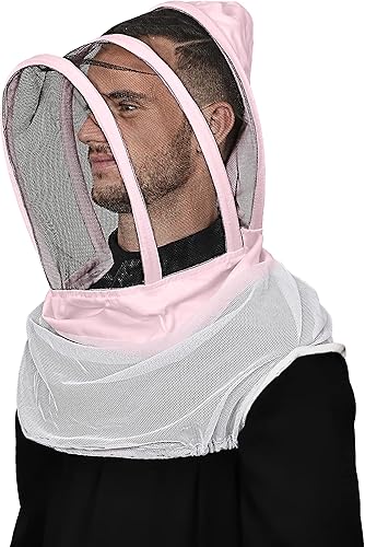 Miniatura 3 de Humble Bee 211 - Velo de apicultura de polialgodón con capucha de esgrima, color rosa