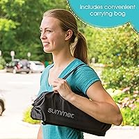 Vista 6 de Summer Infant Pop 'N Sit - Silla elevadora portátil, color gris, asiento elevador para uso en interiores y exteriores, plegado rápido, fácil