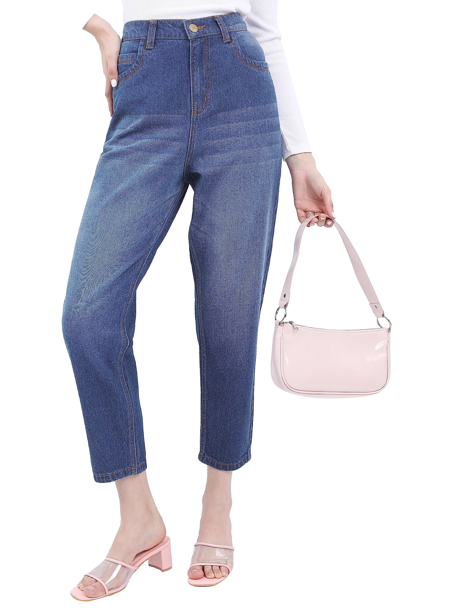 KETCHWomen Relaxed Fit Mid-Rise Jeans