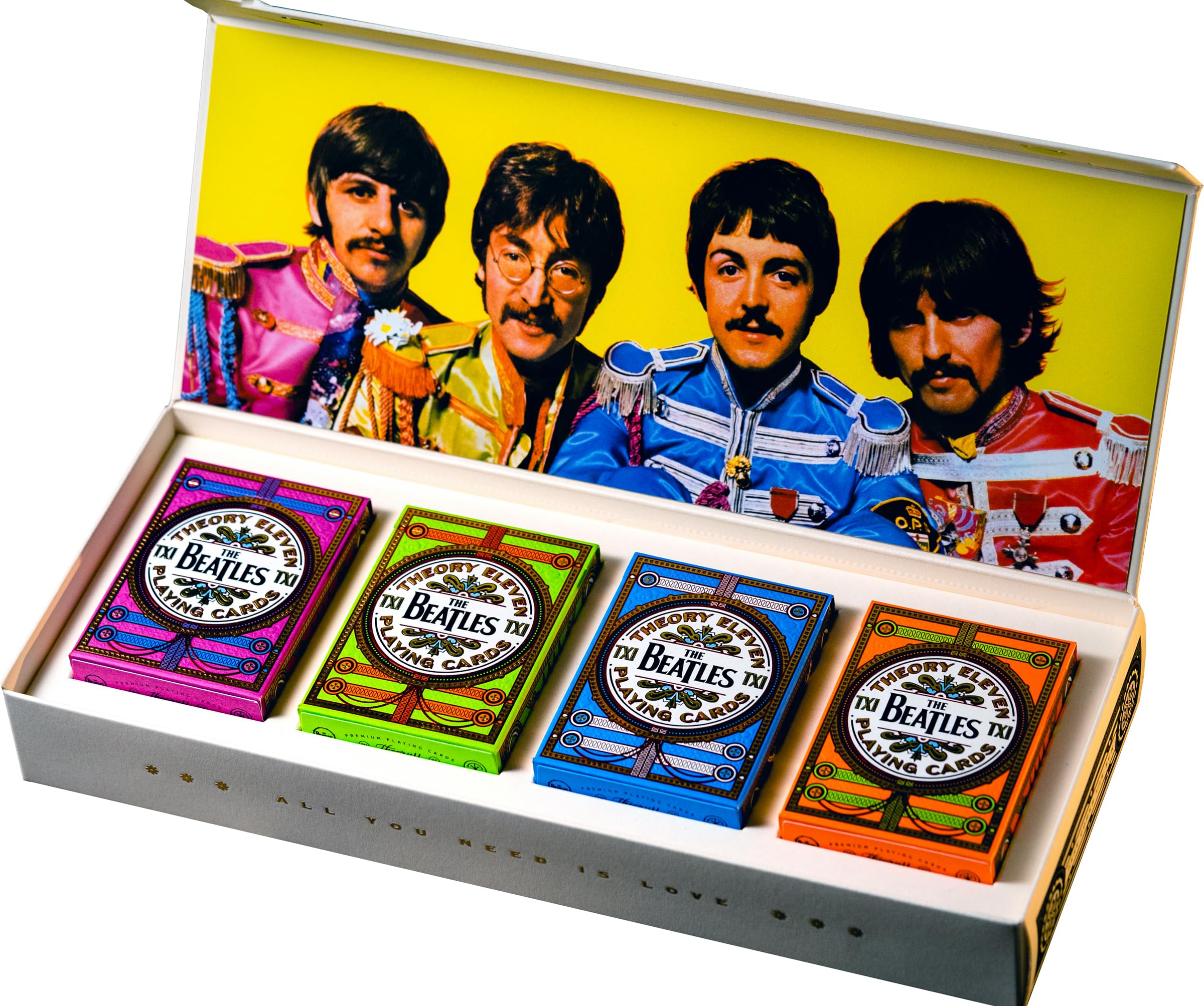 Amazon.com: theory11 Beatles Playing Card Box Set : Toys & Games