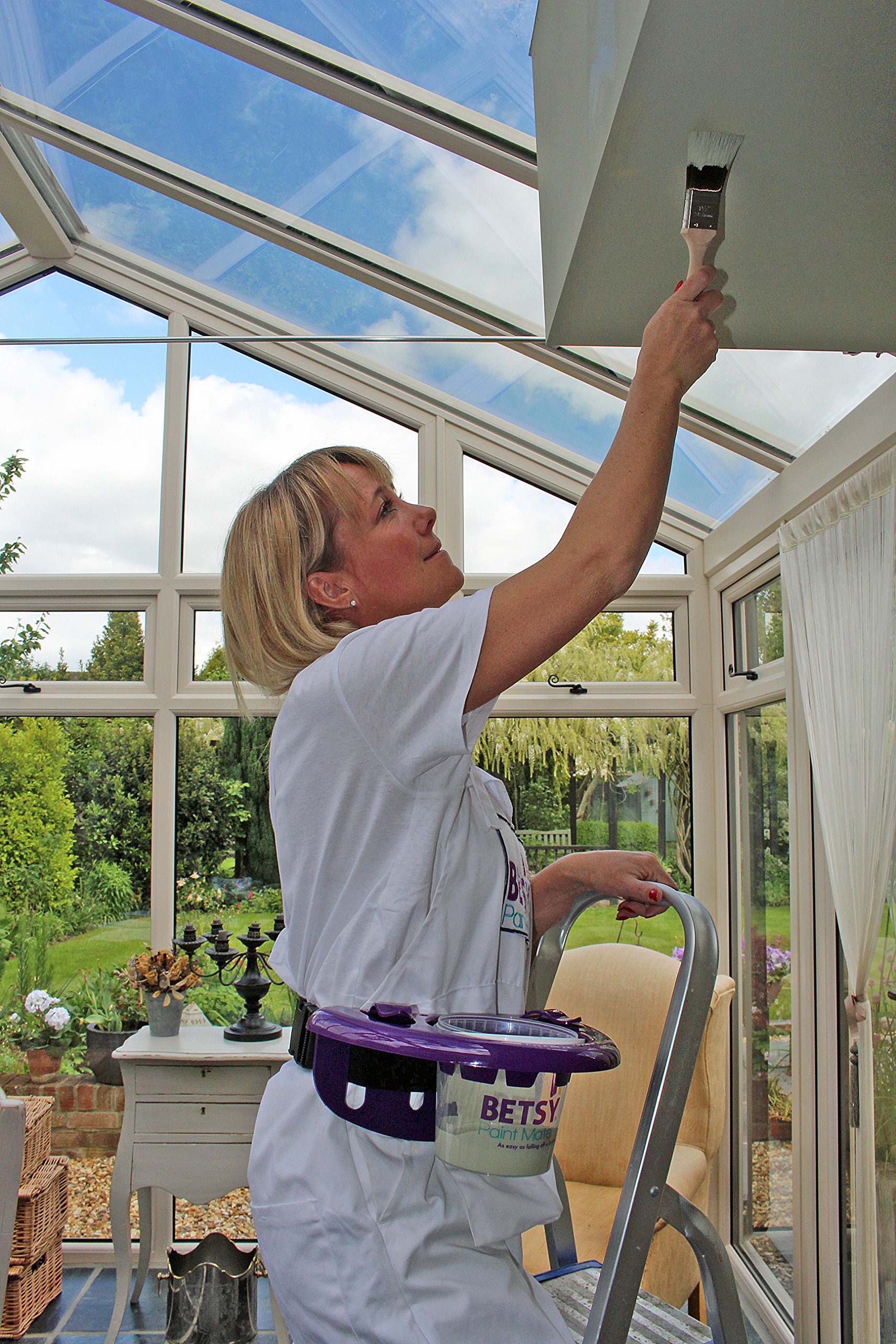 Buy 1 Litre Paint Kettle with lids/Pack of 9 Betsy Group Buckets