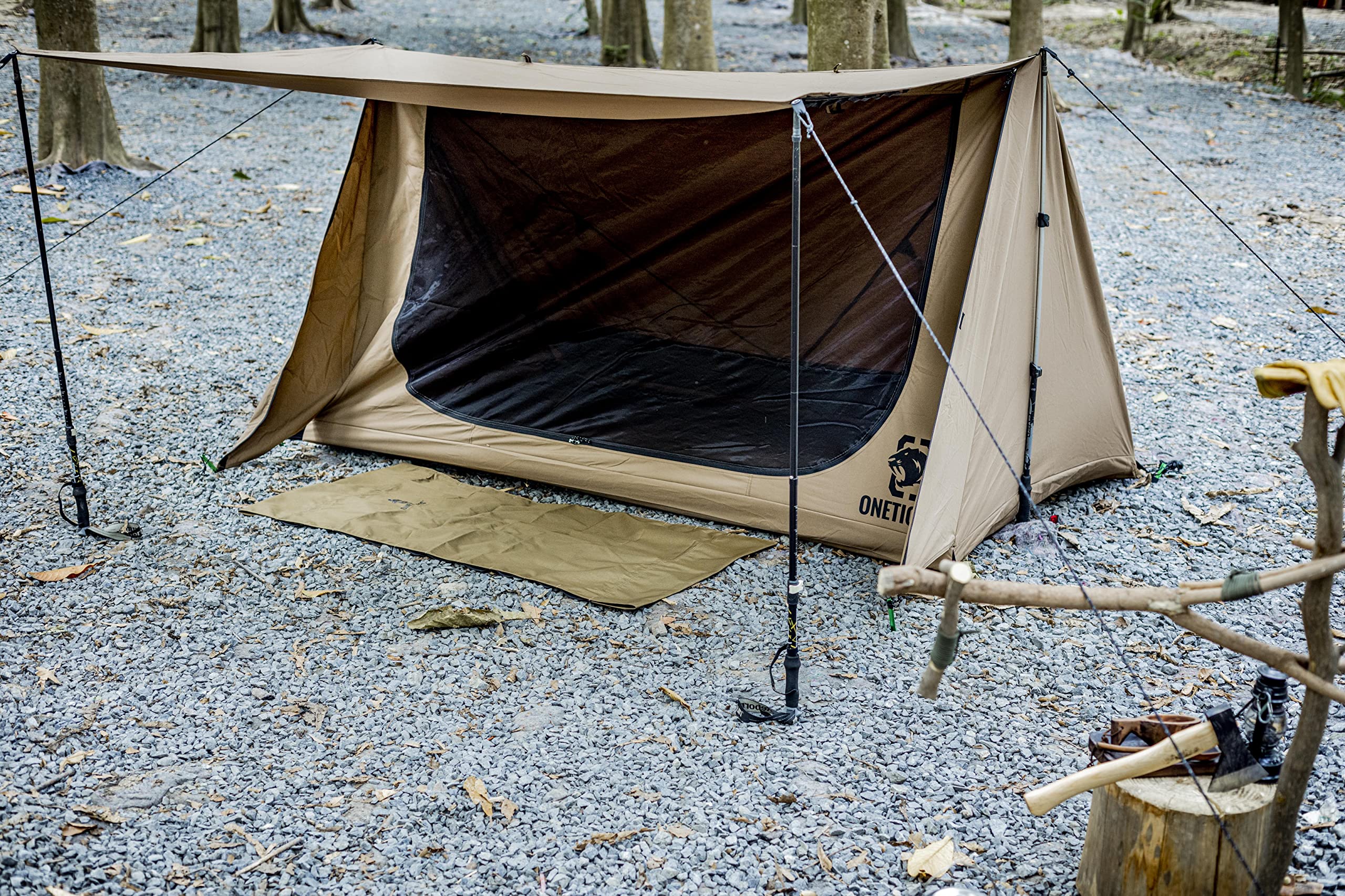 Buy OneTigris Bushcraft Mat, Heavy Duty Tripod Camping Chair Cloth