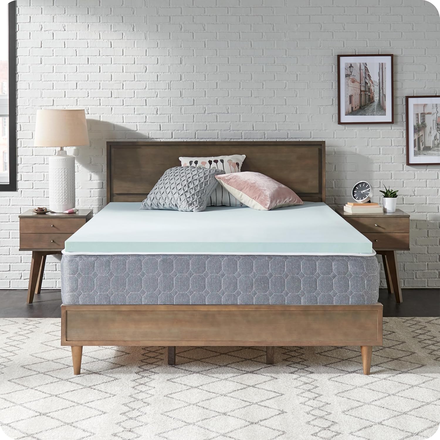 Sealy Dreamlife 1 5 Gel Memory Foam Full Mattress Topper with SealyComfort Gel Foam 1 Year Limited Warranty