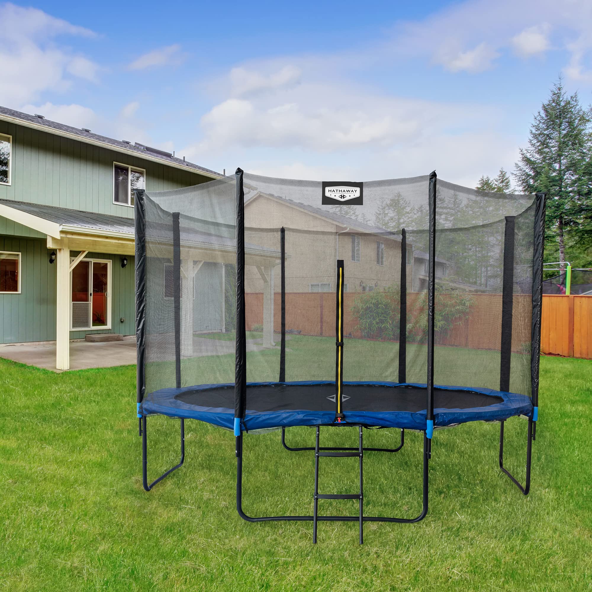 Hathaway XT 12-ft Round Blue Trampoline