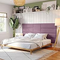 Vista 275 de Jaxx Panelist - Cabecero acolchado moderno, juego de 4 paneles para montar en la pared (cada uno de 11.25 x 38 pulgadas), tamaño King