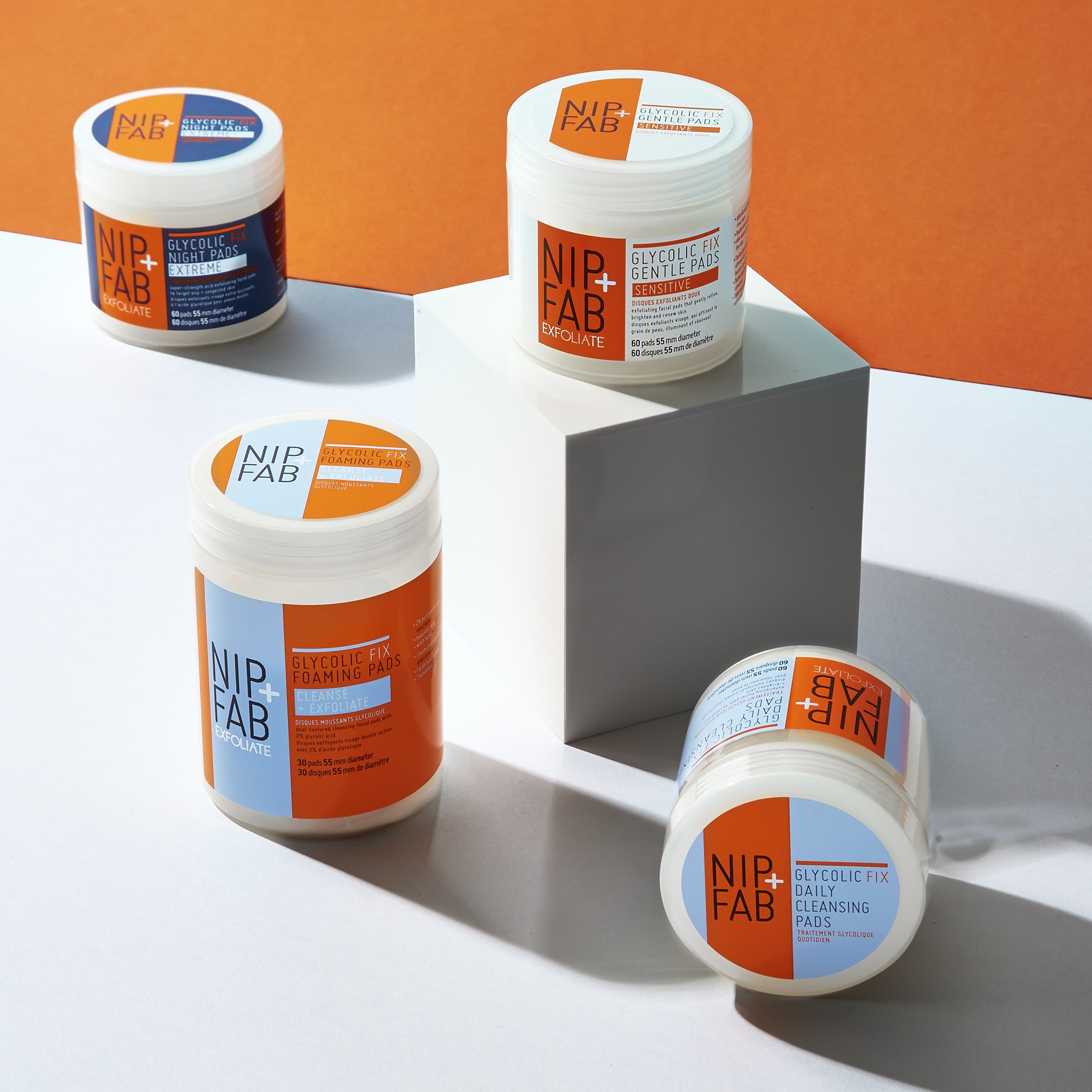 Buy Nip + Fab Glycolic Acid Night Face Pads with Salicylic and