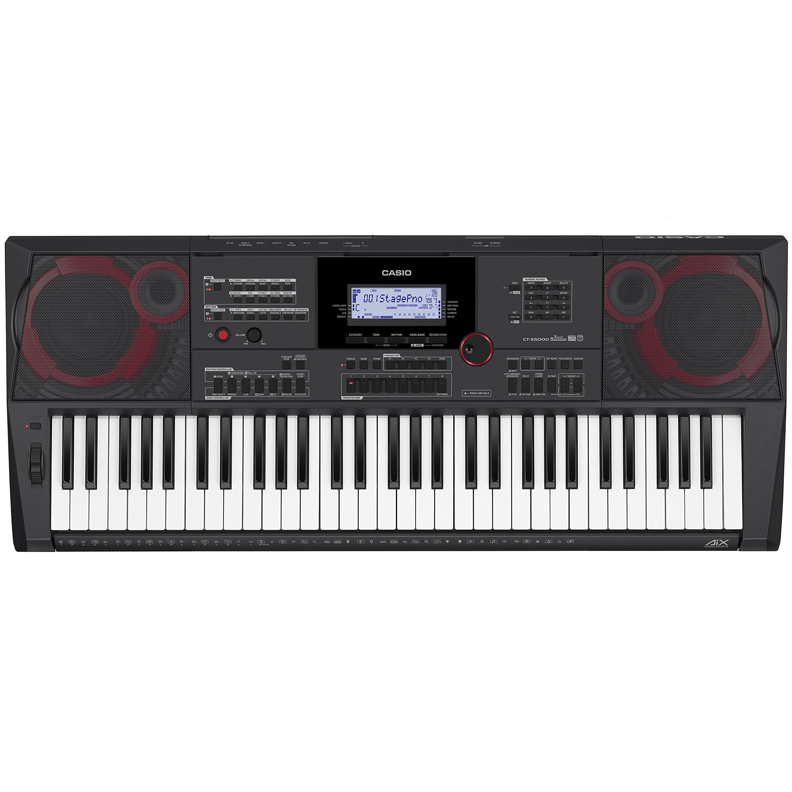 CASIO CT-X5000 電子キーボード 15W+15W 61鍵 Amazon | カシオ(CASIO) 電子キーボード CT-X5000 61鍵盤 15W+