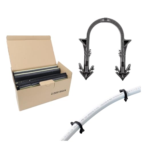 Sanpro Lot de 2000 agrafeuses pour chauffage au sol