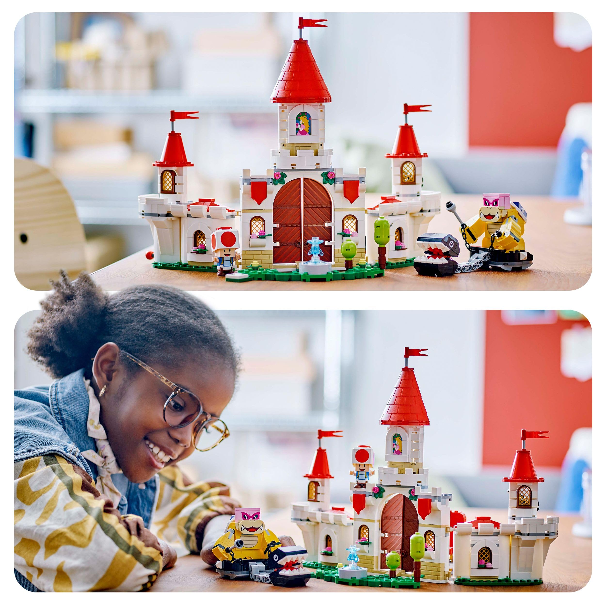 LEGO Super Mario Combat Contre Roy au Château de Peach - Jouet avec des Personnages Nintendo - Set d’Aventures pour Enfants - Idée Cadeau pour Garçons, Filles et Fans de Jeux Vidéo dès 7 Ans 71435