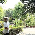 REDCAMP Extendable Tree Pruner,4.6-10ft Pole Saw Pruning Shear, Telescopic Long Handle Tree Trimmer with Cut & Hold Bypass Clippers, Lightweight Adjustable Fruit Picker for Tree Branch Cutter