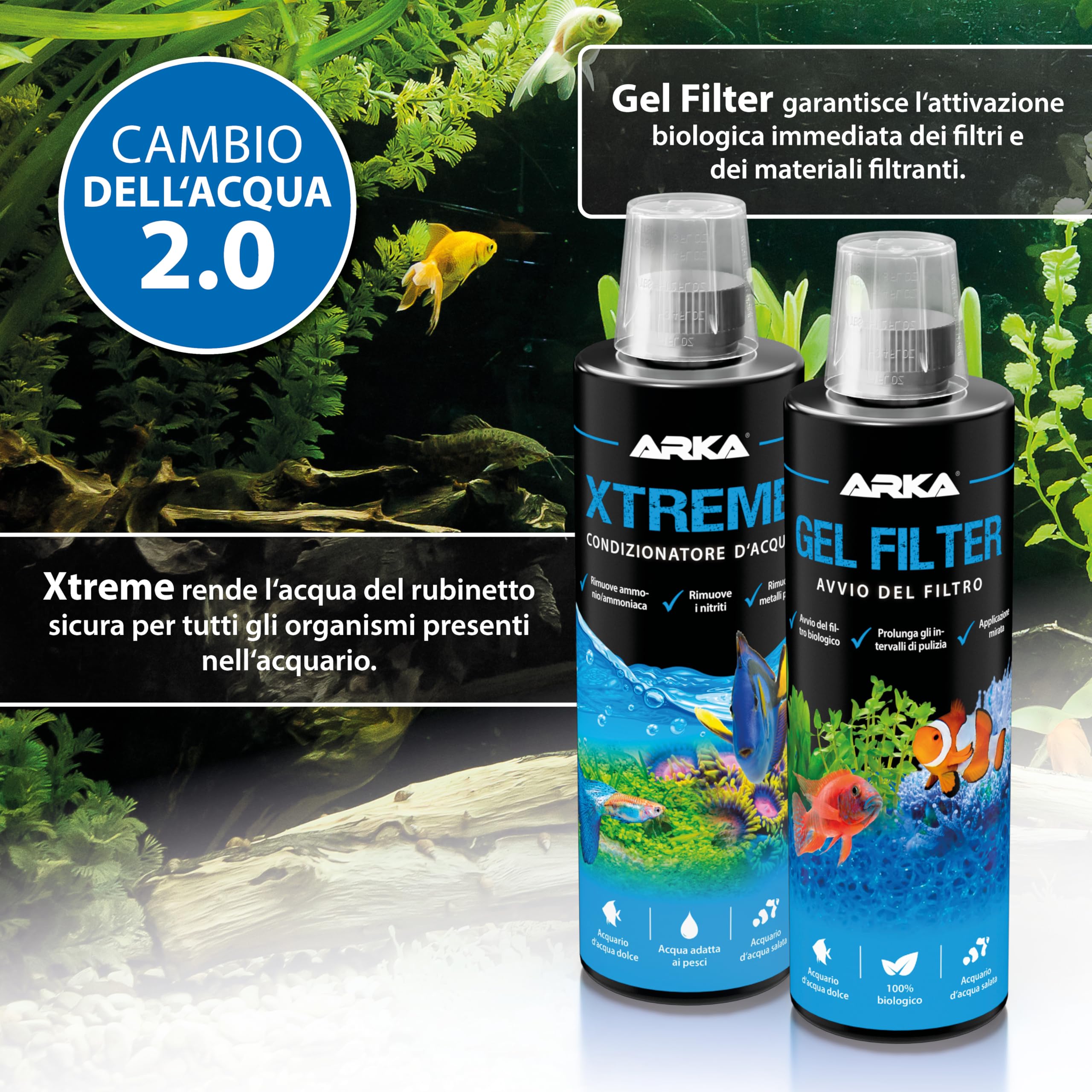 Condizionatore acqua acquario 118 ml – MICROBE-LIFT Xtreme – rimuove cloro, ammoniaca e nitriti – neutralizza metalli pesanti – ideale per cambi d’acqua, nuovi allestimenti – sicuro e concentrato