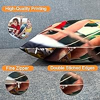 Vista 5 de Generic Amor personalizado, almohada de fotos para parejas, almohada personalizada con imagen, 16 x 16 pulgadas, con inserto de almohada/funda