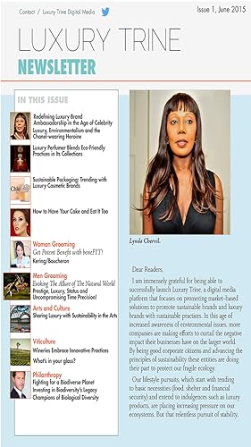 Luxury Trine Newsletter