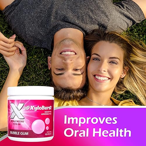 Miniatura 8 de XyloBurst Goma de mascar xilitol, sin aspartamo, sin azúcar, goma de mascar vegana, 100 unidades (paquete de 3) (goma de mascar)