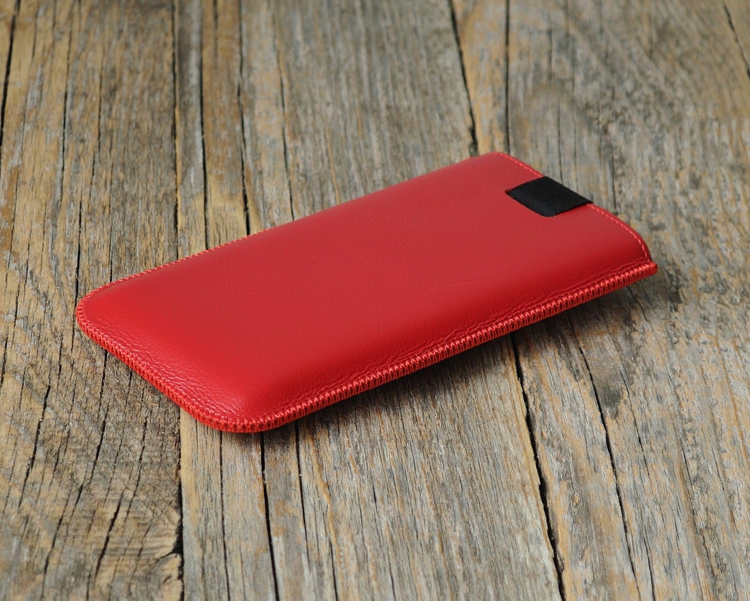 Red italian Leather Case for Samsung Galaxy, Personalized Sleeve