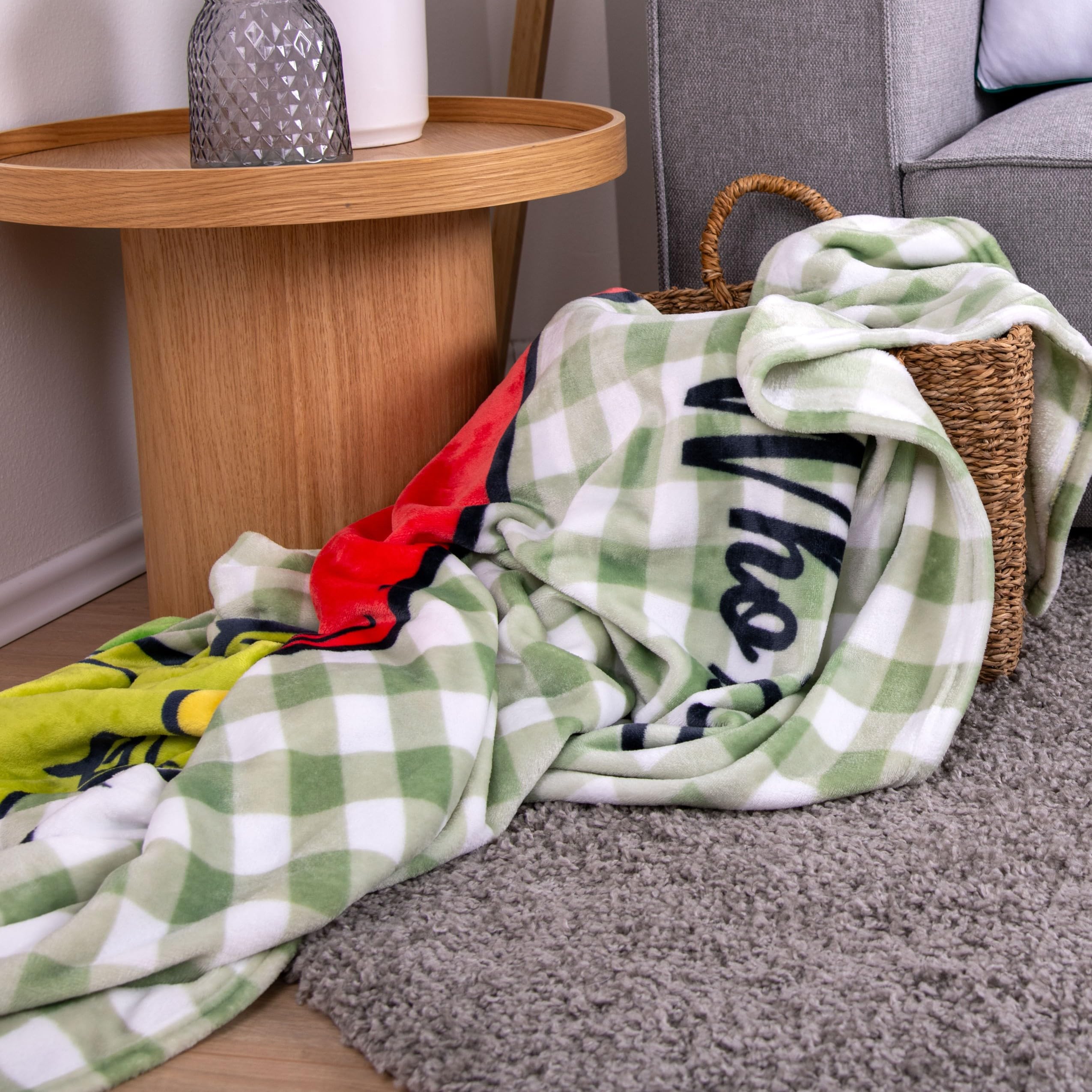 Herding Couverture Grinch Wellsoft, 150 x 200 cm, 100% Polyester, Multicolore