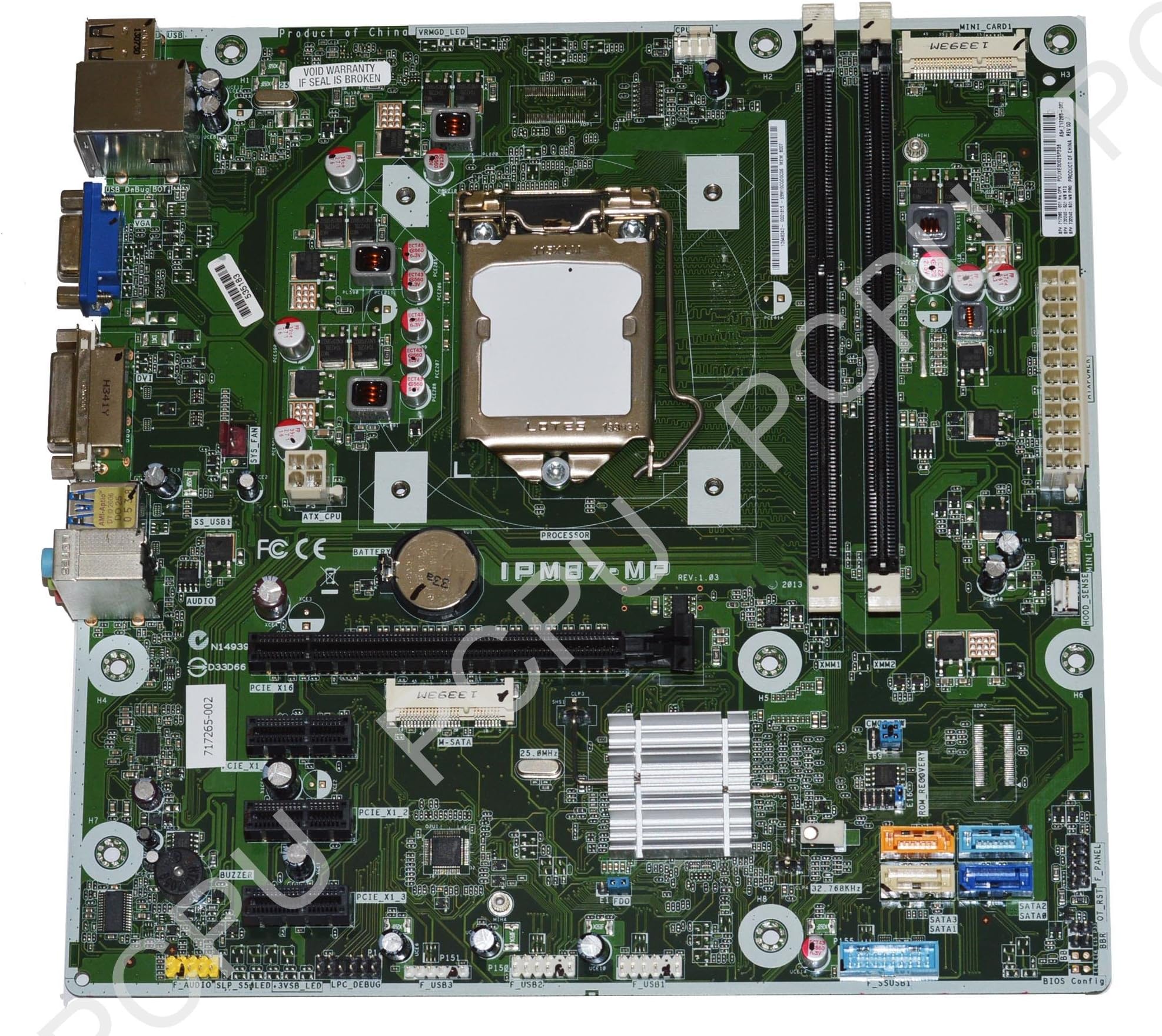 717265-002 HP Envy 700 Memphis-B Intel Desktop Motherboard s115X