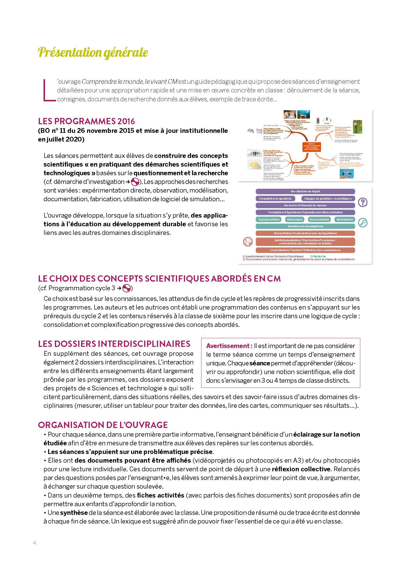 Sciences CM - Le vivant (+ ressources numériques)