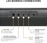 Alesis Melody 61 Piano Numérique 61 Touches pour Débutants avec Haut-Parleurs, Support, Banc, Casque, Pupitre, 300 Sons et des Leçons de Musique - 7