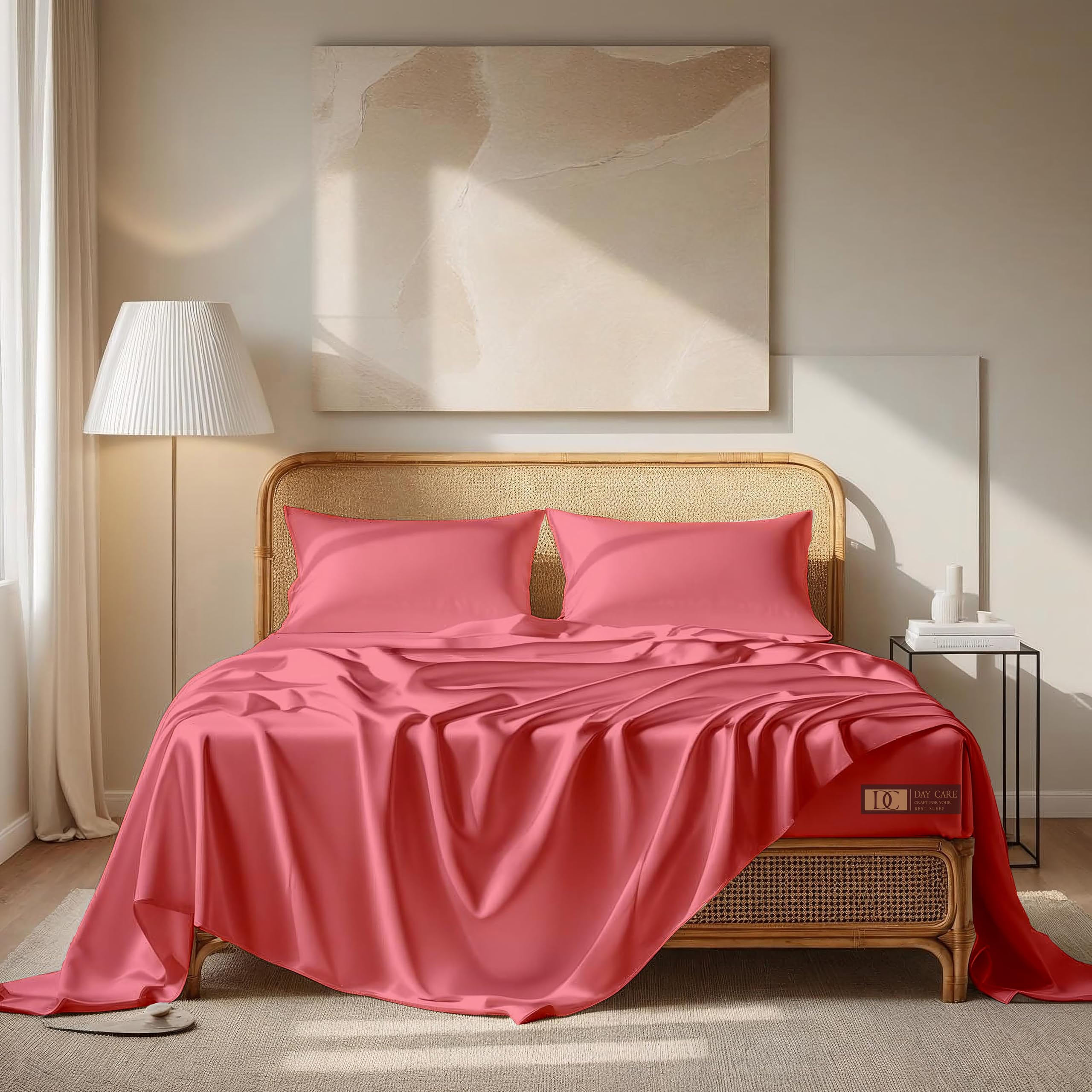 King Size Satin Bedsheets - Luxurious Midnight Black -10 King Size Satin Bedsheets - Luxurious Midnight Black -10
